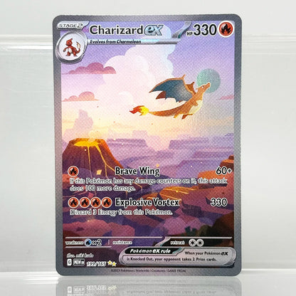 PKM Holographic PROXY Cards Scarlet-Violet Series Latias EX Pikachu EX Alolan Exeggutor PTCG Game Collection Cards Game Toys
