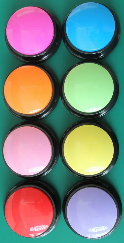 Pet Sound Box Recordable Talking Button Cat Voice Recorder Toy for Communication Training Tool Squeeze Box Dog Toys