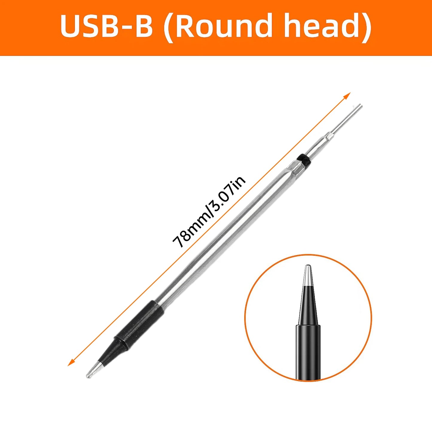 USB digital display soldering iron Type C interface mini soldering iron set 260-420 ℃ five temperature switching
