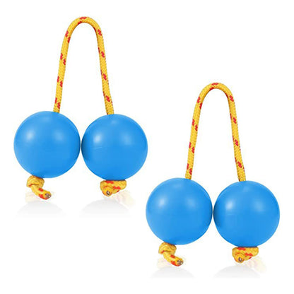 2pcs Kashaka Rhythmic Balls,Portable Kashaka Rhythmic Shaker,Single Hand Percussion Instruments,For Kid Adults Beginners