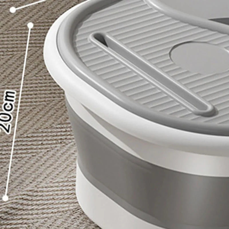 1Pcs Foot Bath Basin Portable Foot Soak Foot Tub Foldable Home Foot Bath Bucket Massage Foot Wash Leisure Health Bucket