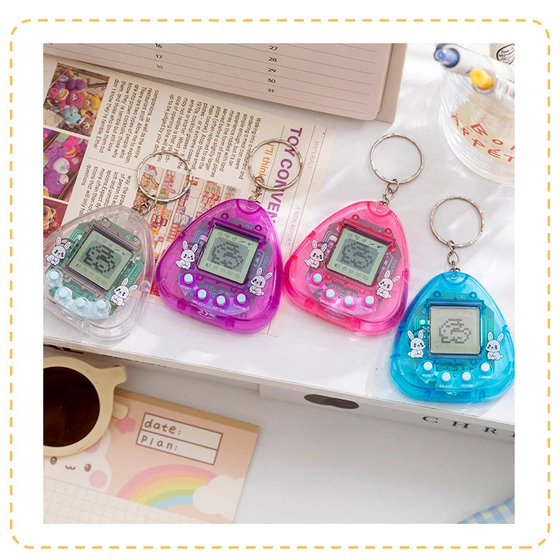 1PC Transparent Electronic Pets Nostalgic 168 Pets In One Virtual Cyber Digital Nostalgic Funny Toys Pixel Funny Play