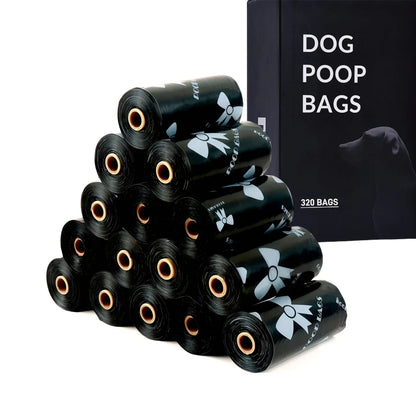 180PCS Dog Waste Bags Thick Leakproof Pet Poop Bags with Easy Carry Rolls for Dogs Cats Walking Outdoor Cleaning