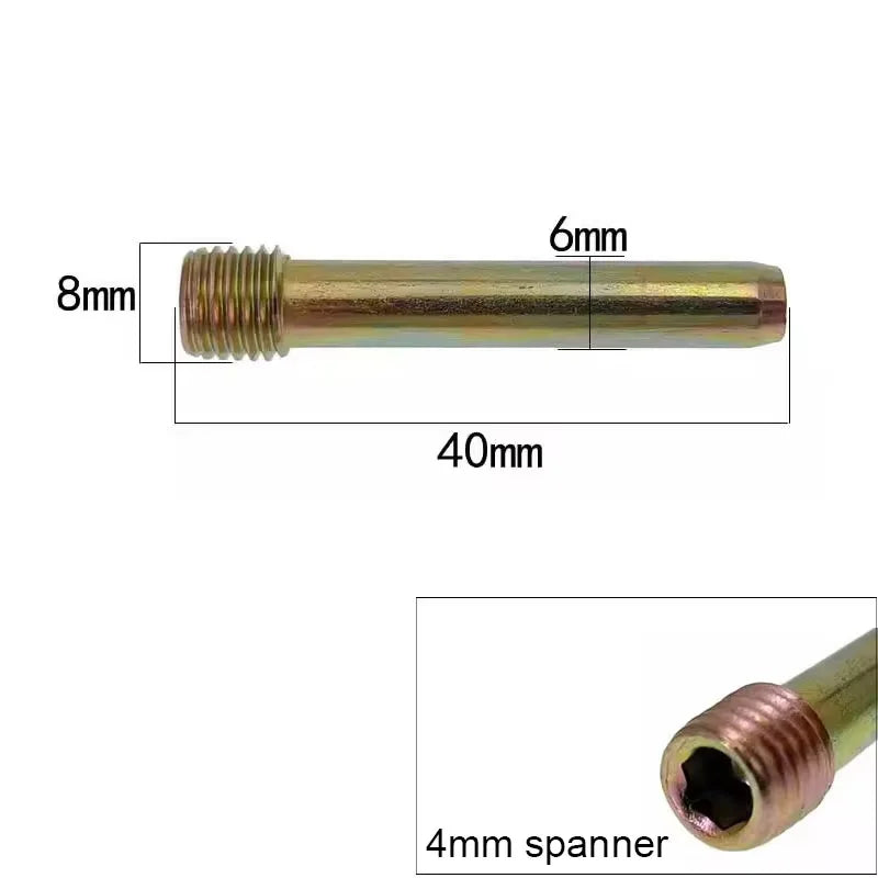 Motorcycle Scooter Disc Brake Pad Screw M10 M8 Under Pump Hexagon Socket Head Cap Disc Brake Pad Fixed Guide Bolt