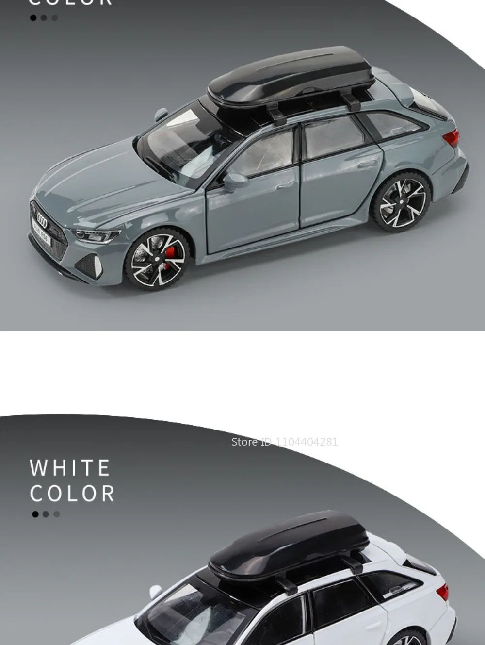 1:32 RS6 RS7 Alloy Miniature Models Diecast Car Toys 6 Doors Opened Sound Light Pull Back Metal Vehices Children's Holiday Gifts