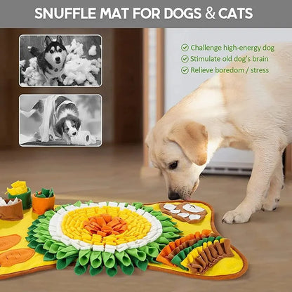New Pet Smell Mat Foraging Smell Training Blanket Entertainment Interactive Dog Slow Food Mat Training Educational Pet Toys