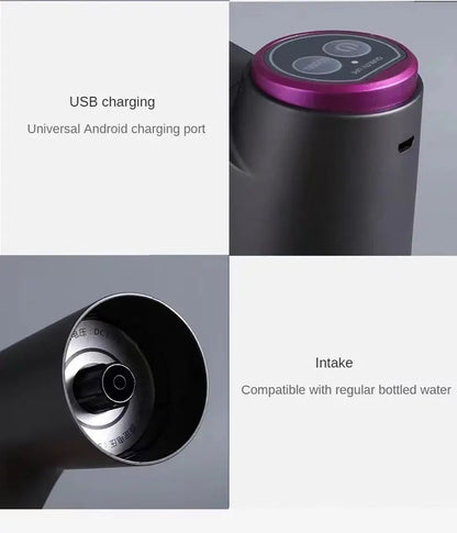 Portable 5-Gallon Water Dispenser With USB Charging-Automatic Electric Pump Suitable For Home Office And Outdoor Use