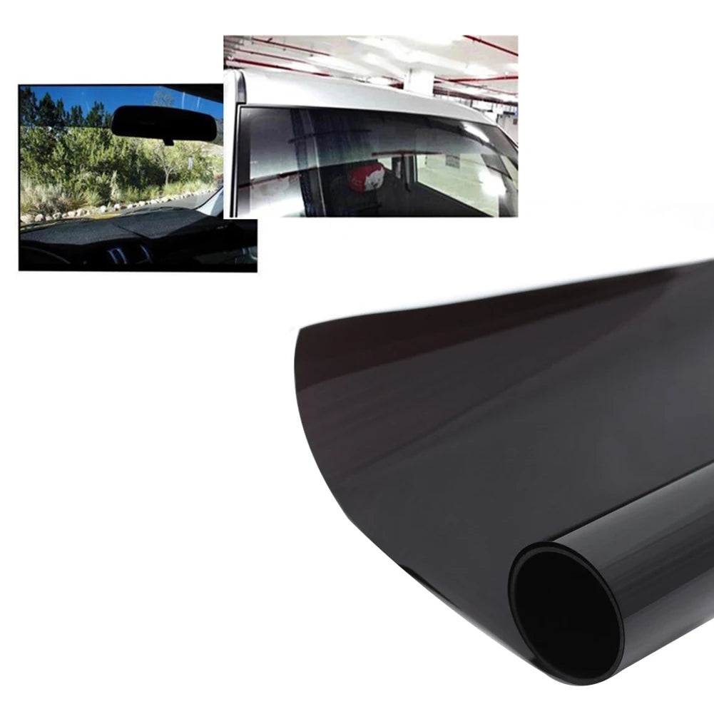 Hot Sale Window Tint Film Multi-function 20x150cm Black Car Window Tint Film 5% Summer Auto Window Glass Solar Protection