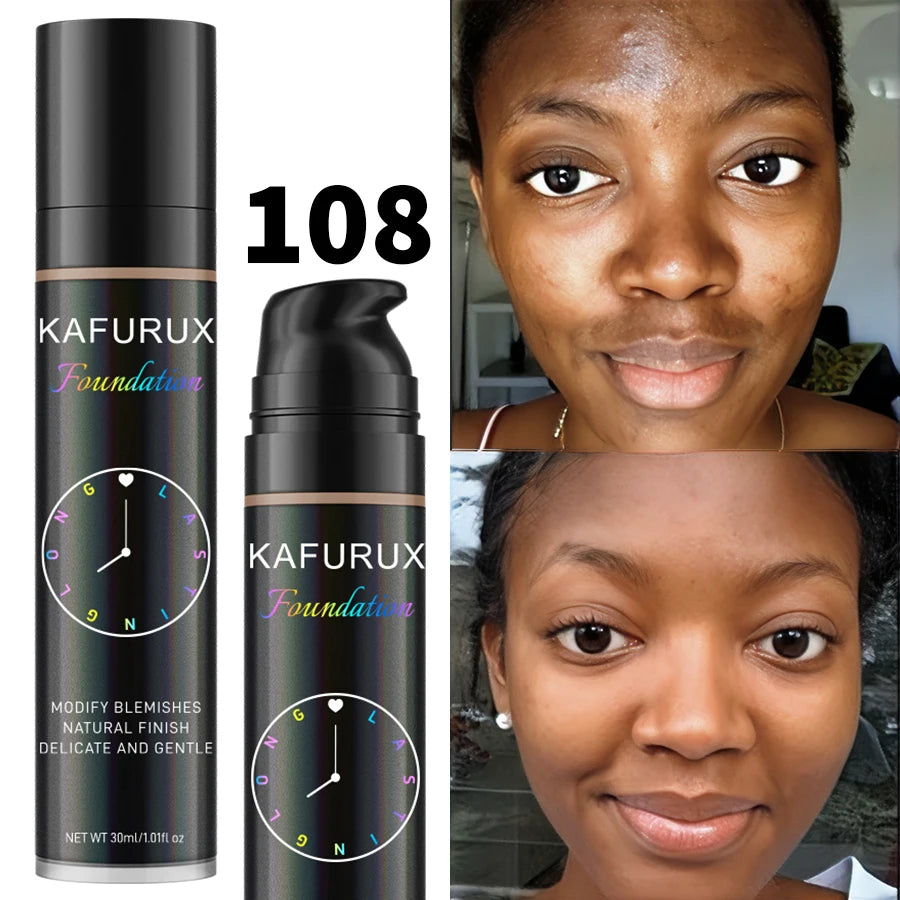 8 Colors Liquid Foundation Effective Concealer Waterproof Sweat-resistant Face Korean Makeup Profession Face Base Cosmetics Gift