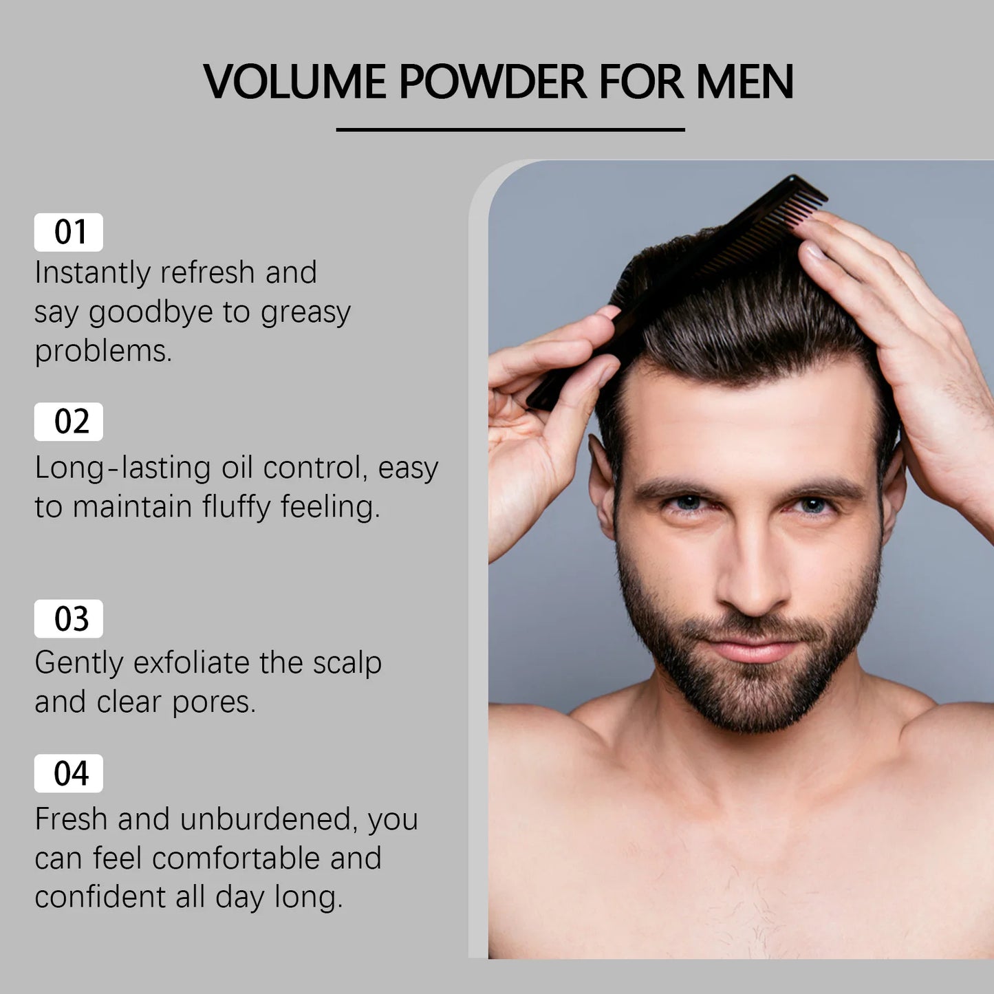 Volumizing Hair Powder Long-Lasting Oil Control Fluffy Hair Powder Increase Hair Volume Enhancing Styling Hair Treatment Salon