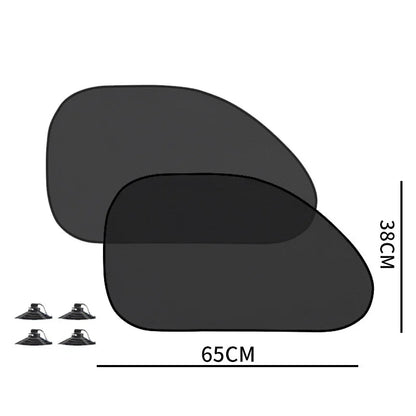 1-5Pcs Universal Car Sunshades Foldable Auto Side Window Rear Windscreen Mesh Sunshade Cover Car Windshield Accessories Exterior
