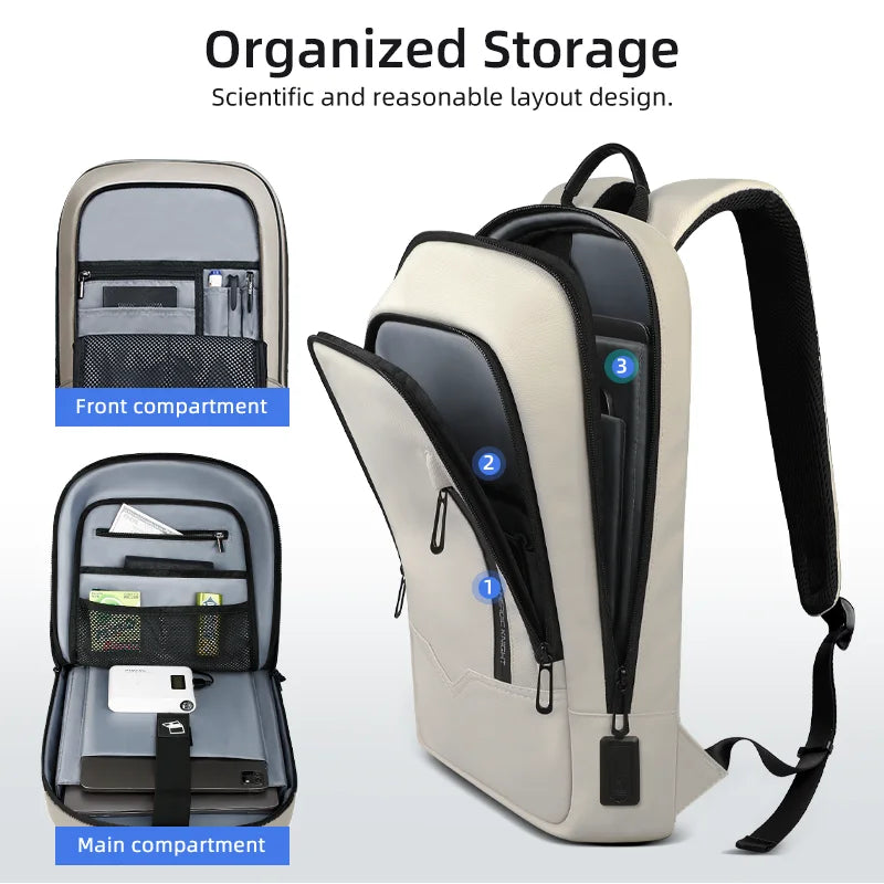 Heroic Knight Men's Daily Laptop Backpack Lightweight Minimalist Commute Office Daypack Women Waterproof Business Trip Schoolbag