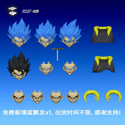 In Stock New Tonsenarttoys Kamione 02A 02B Dragon Ball Z Gojita SHF Super Saiyan SSJ Gogeta Dragon Anime Action Figures Toys