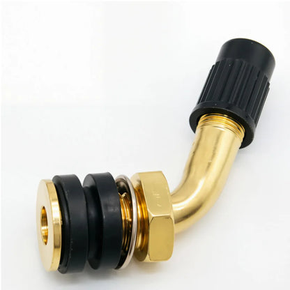 Motorcycle Scooter Tubeless Tire Valve Stem Straight Bent 90 135 degree Copper Silver Valve For ATV Motorbike Quad