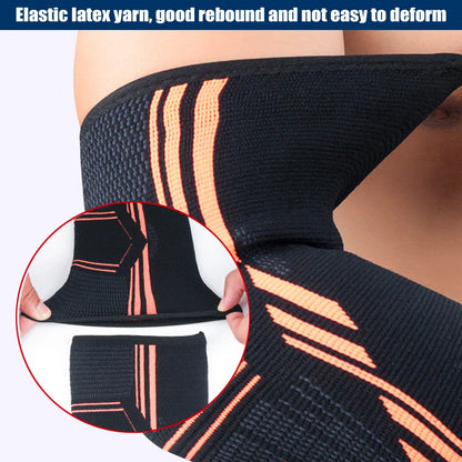 Elbow Support Elastic Gym Sport Elbow Protective Pad Absorb Sweat Sport Basketball Volleyball Tennis Arm Sleeve Elbow Brace