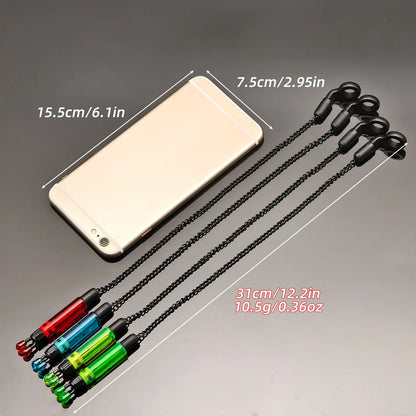 4pcs Carp Fishing Swingers Bobbins with Box for Fishing Alarm Indicator, Best for Christmas, Perfect for Thanksgiving