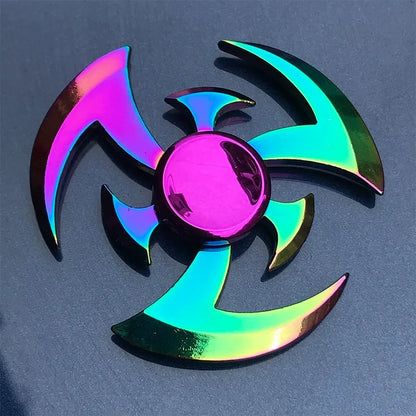 New Metal Fidget Spinner Toys AntiStress Alloy Finger Gyro R188 Fingertip Adult Hand Toy 60-65mm Fidget Spinner