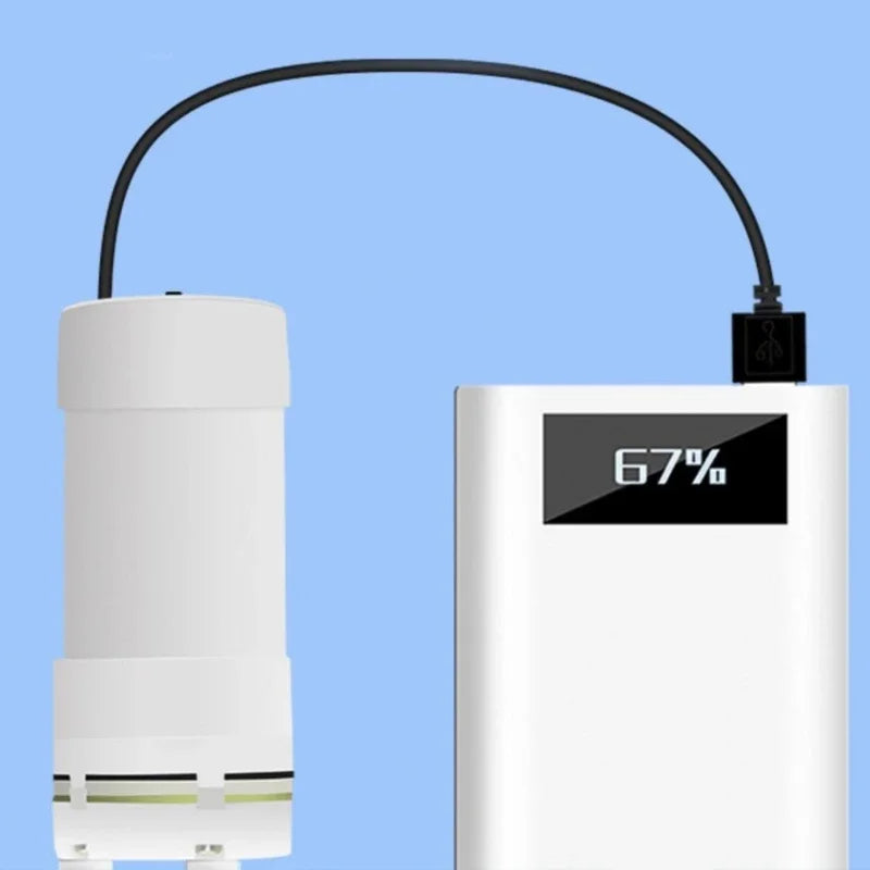 New Fish Tank Water Changer 5V 2A Electric Suction Plus Drainer USB Connector Small Vacuum Mini Powerful Electric Water Pump