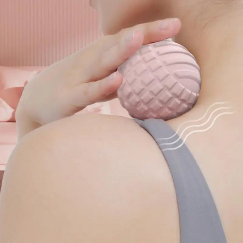 Reusable Washable  Textured Massage Ball Lightweight Suction Fitness Ball Daily Workout Tool for Muscle Surface Rubbing