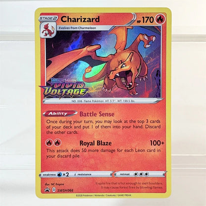PKM High Quality Holo Proxy Cards Charizard Entei Leafeon Sylveon Sword & Shield Foil Cards PTCG PROXY The Best Gift at a Party