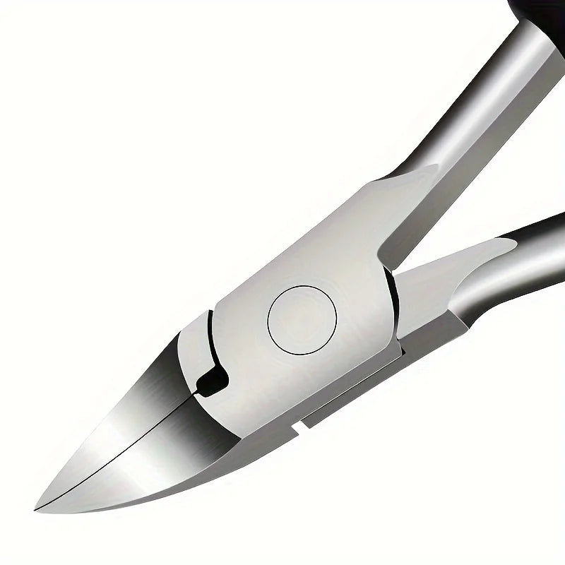 Professional Grade Concave Stainless Steel Nail Clippers for Thick Nails and Ingrown Toenails Sharp Curved Blade for Easy Trimmi