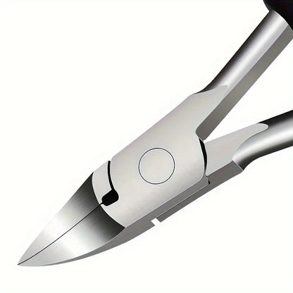 Professional Grade Concave Stainless Steel Nail Clippers for Thick Nails and Ingrown Toenails Sharp Curved Blade for Easy Trimmi