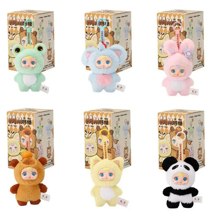 New Cute Milk Candy Keychain Mysterious Blind Box Car Key Decoration Backpack Pendant gift Doll A Birthday Present Blind Box