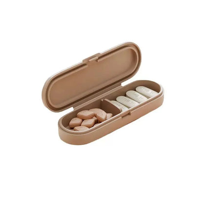 Mini Mini Convenient Medicine Box Travel Portable Medicine Box Light Avoidant Medicine Storage Box - Suitable for carrying pills