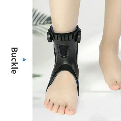 Drop Foot Brace Orthosis Drop Foot Ankle Support with Comfortable Adjustable Buckle for Hemiplegia Stroke Shoes Walking