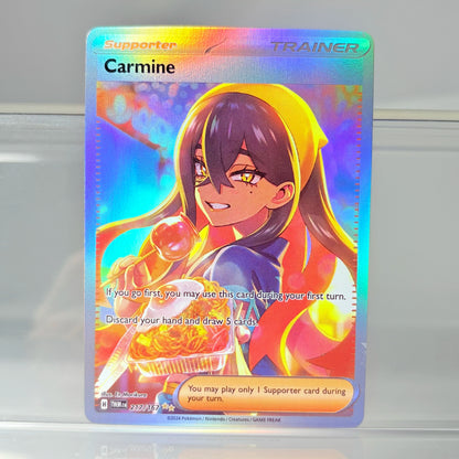 PKM Proxy Foil Cards Classic Game Collection Cards Mina Carmine Nita Dana Evelyn Whitney Perrin PTCG Proxy Cards Trainer/support