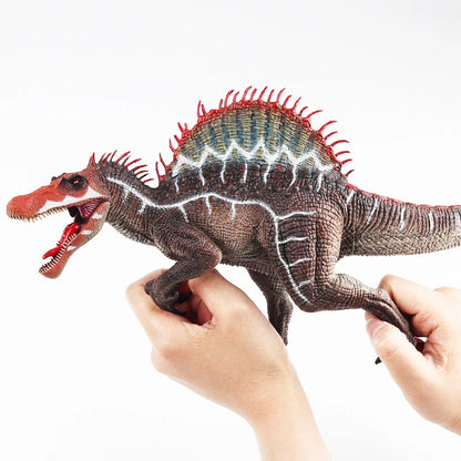 Oenux Jurassic Dinosaur Spinosaurus Indominus Rex Action Figures Open Mouth Tyrannosaurus Animals Model Collection Kid Toy Gift
