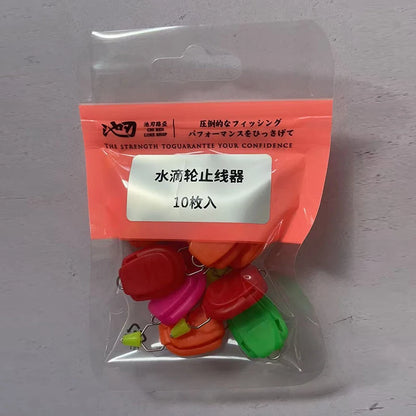 5pcs 10pcs 15pcs Fishing Line Stopper ABS Thread Clip Device Baitcasting Drum Reel Card Line Device Fishing Tackle Accessories