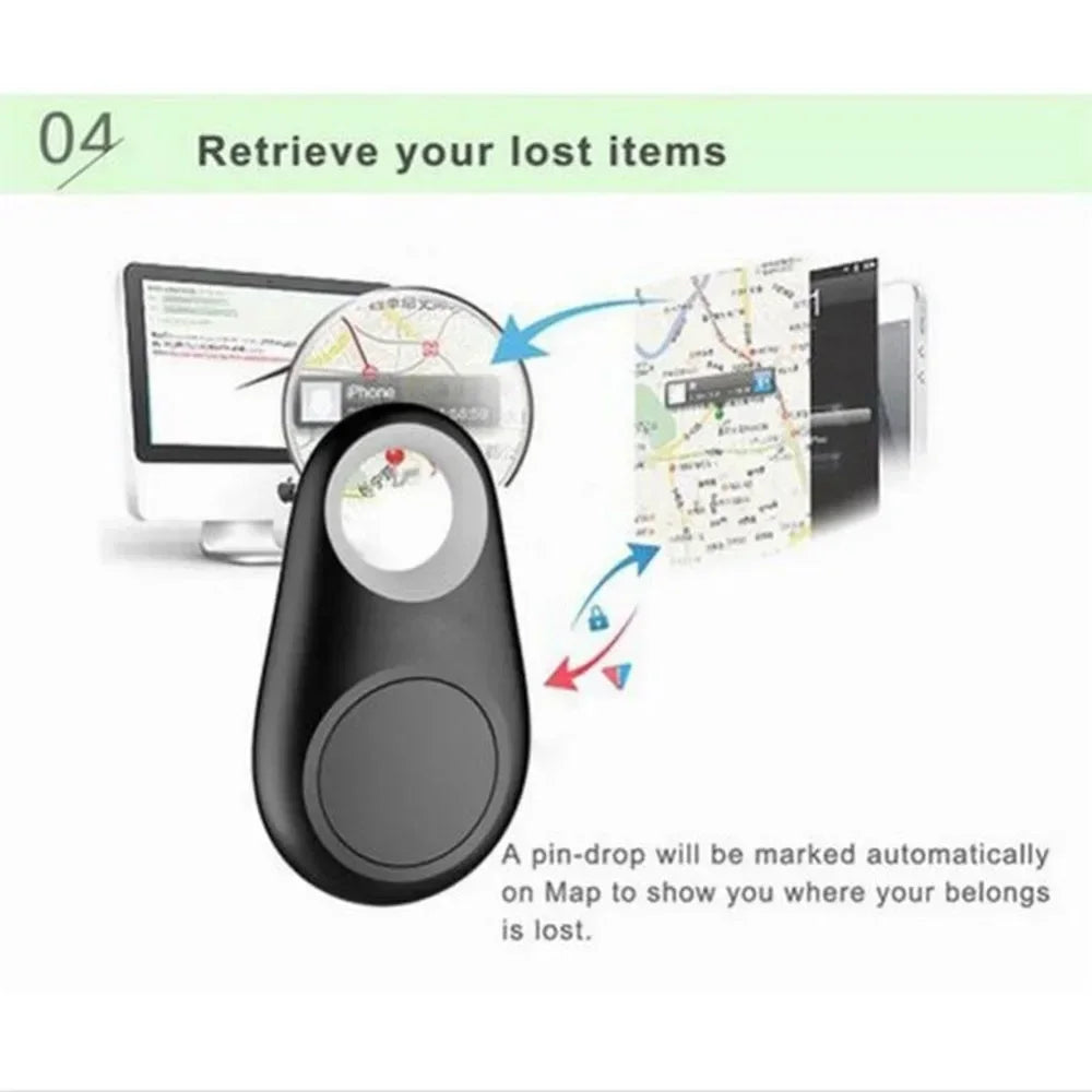 Mini Tracking Finder Device Motorcycle Auto Car Tracker Track Bluetooth Tracker Anti-Lost Trackers For Pet Kids Dog Collar Key