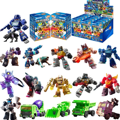 Blokees Transformation Optimus Shockwave Prime Megatron Starscream Bumblebee Anime Figure Robot Assembly Toys Blind Box Gifts