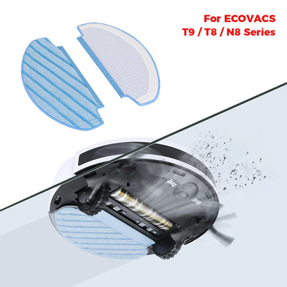 Accessories For ECOVACS Deebot T8 AIVI N8 Pro AIVI N9 N10 N10 Plus Side Brush,Main Brush,  Filter, Dust Bag,Hepa Filter