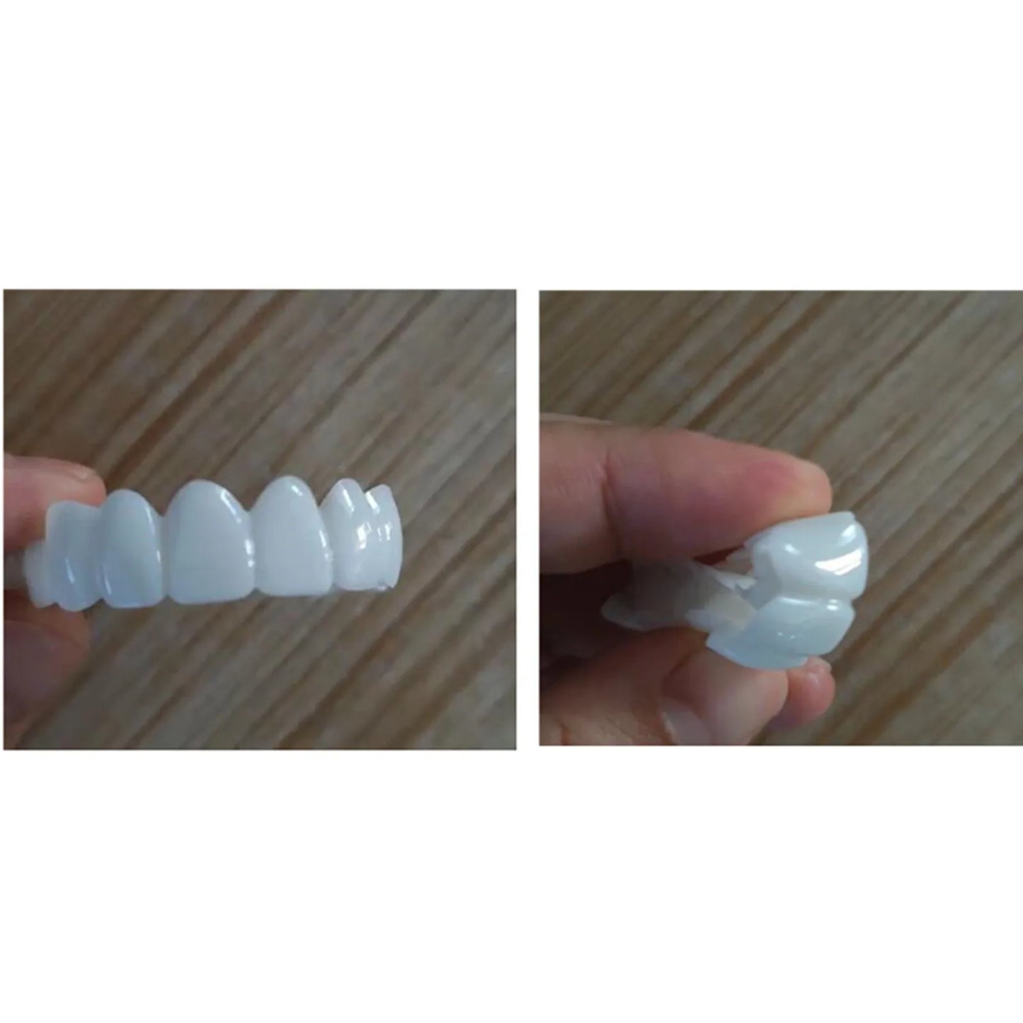 SowSmile Silicone Gel Perfect Smile Dental Hygiene Upper Lower Fake Teeth Cover Veneers Dentures Braces Whitening Products Mold