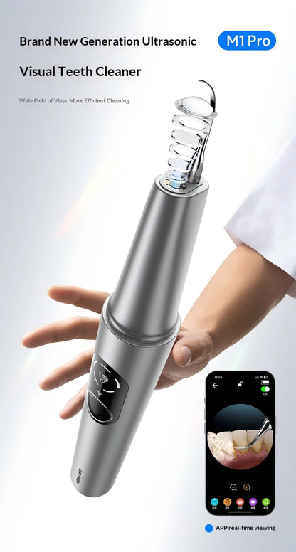 HOMEFISH Home Dental Cleaning Device Professional Tool for Removing Tartar Plaque And Calculus with Visual Technology
