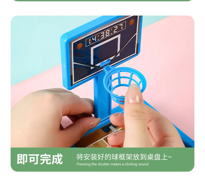 New Shooting Game Machine Mini Basketball Rack Shooting Machine Interaction Indoor Leisure Educational Toy