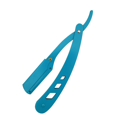 Men's Straight Hairdresser Razor Hair Removal Shaving Armpit Hair Pubic Hair Folding Razor Hair Removal Tool (Without blade)