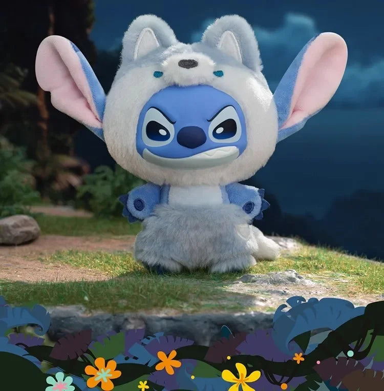 NEW Disney Stitch Wild Animal Series Blind Box Plush Dolls Pendant Cute Doll Ornament Mystery Box Surprise Toys Gifts