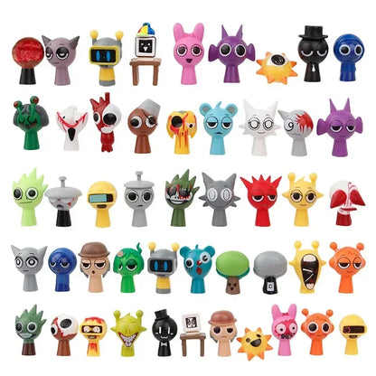 2025 new 24pcs/48pcs Sprunki Figures Mode Toys Sprunki Incredi box Anime Action Figures Sprunki Game Cartoon