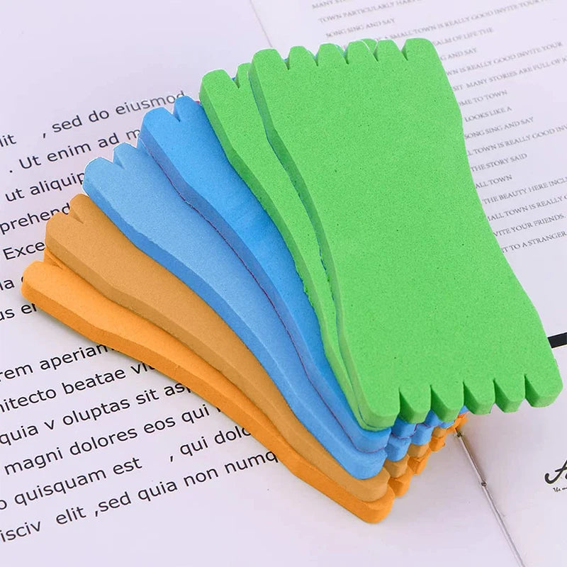 10Pcs Fishing Foam Spools Fishing Line Winding Board Rig Holder Fishing Line Accessories Rig Winders Random Colour