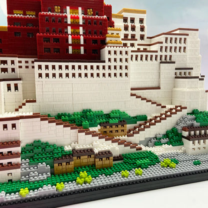 10000pcs Bricks Potala Palace 3D Plastic Model Architecture Micro Bricks for Adults Building Blocks Toy Kits Assemble Decoration