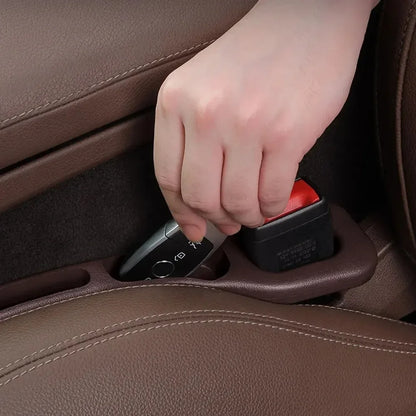 2Pcs Car Seat Gap Filler Seat Crevice Storage Box Bag Between Seats Console Organizer Decoration Interior Auto Accessories