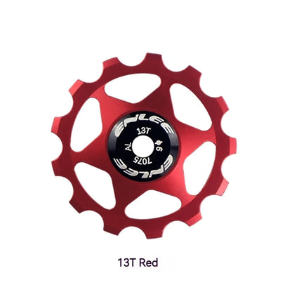 ENLEE Bike Aluminum Alloy Guide Wheel Pulley Rear Derailleur 11T 13T Guide MTB Ceramic Bearing Jockey Wheel For 4/5/6MM