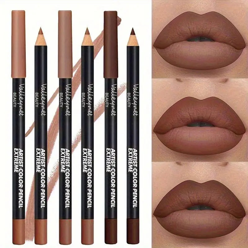3pcs/Set Lip Liner Set,Long Lasting Matte Waterproof Lipstick Lip Liner Waterproof Lip Liner Set Women Lip Cosmetics