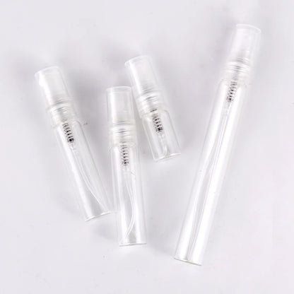 Best Selling 8 Pack 2/3/5/10ml Mini Clear Glass Perfume Bottle Refillable Perfume Bottle Sprayer Portable Travel