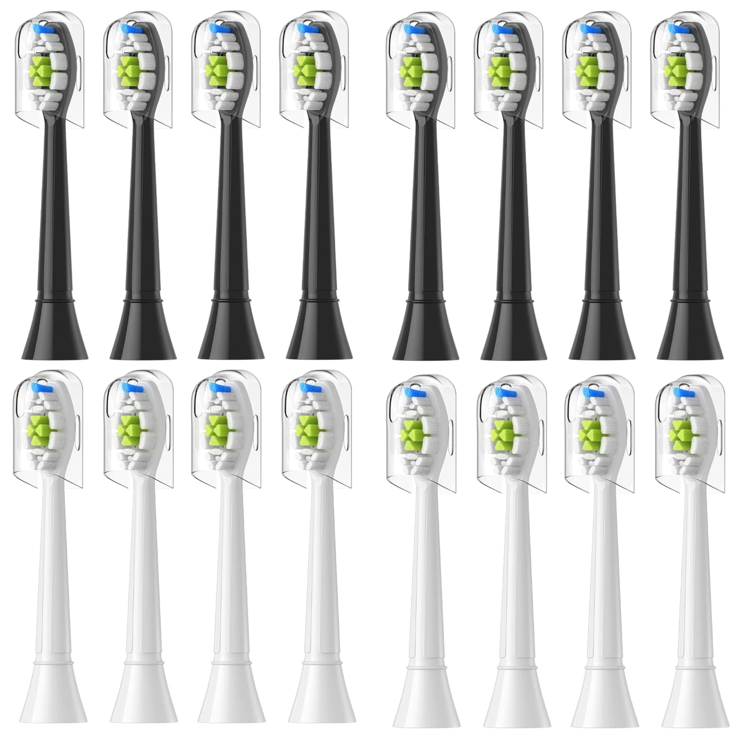 Replacement Brush Heads Compatible with Philips Sonicare Electric Toothbrush Fit for EasyClean, Gum Health, FlexCare, Healthy