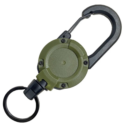 Outdoor Double Headed Clip Buckle, Work Permit Hanging Buckle, Keychain, Fishing Buckle, Telescopic Buckle, Easy to Pull Buckle