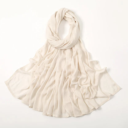 Fashion Modal Hijab Rayon Cotton Shawls Muslim Hijabs For Women Plain Scarf Big Size Headscarf Islamic Turban Headband 190*85cm
